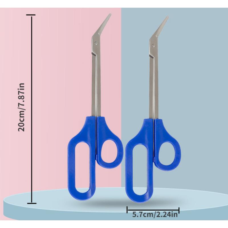 20cm(7.87'')Toe Nail Scissor Long Reach Easy Grip Pedicure Trim Chiropody Clipper Manicure Trimmer for disabled Cutter