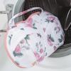 Mais novo saco de lavanderia com estampa de rosas, sacos para lavar lingerie e sutiã, protege roupas íntimas, bolsa de lavanderia portátil para viagem, organizador de lavanderia