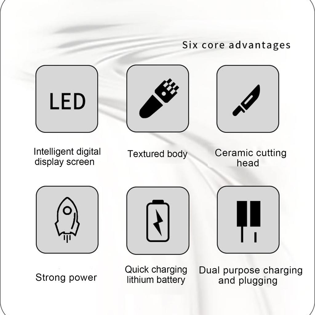 Electric Hair Clippers Cordless Hair Trimmer Men s Haircut Kit with 13 Guide Combs Hair Trimming Styling & Grooming Kit