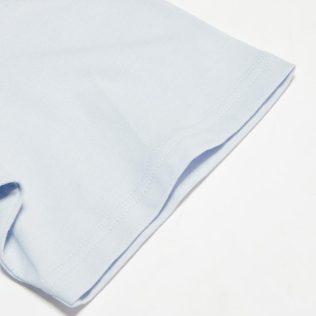 Puma Breathable Sweat-Absorbing Casual Sports Short Sleeve T-Shirt Women Tops Ice-Blue 677355-21