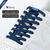 No Tie Elastic Shoelaces with Secure Metal Lock, Lazy Speed Laces for Adult Running Sneakers Sports Shoes