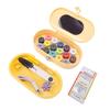 Sewing Tools Set Portable Needle and Thread Set Compact Sewing Tools Box for Home Cream Yellow