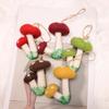 Adorable Mushroom Shape Cartoon Phone Charm Keychain Pendant Fashion Phone Pendant for Students Youthful Women Present
