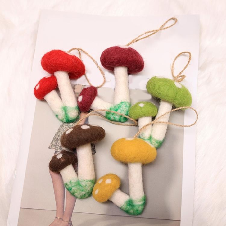 Adorable Mushroom Shape Cartoon Phone Charm Keychain Pendant Fashion Phone Pendant for Students Youthful Women Present