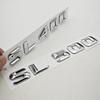 3D ABS Car Letters Badge Sticker Rear Trunk Logo SL350 SL400 SL500 Emblem For Mercedes Benz SL350 SL400 SL500 R230 R231 R129 ON4