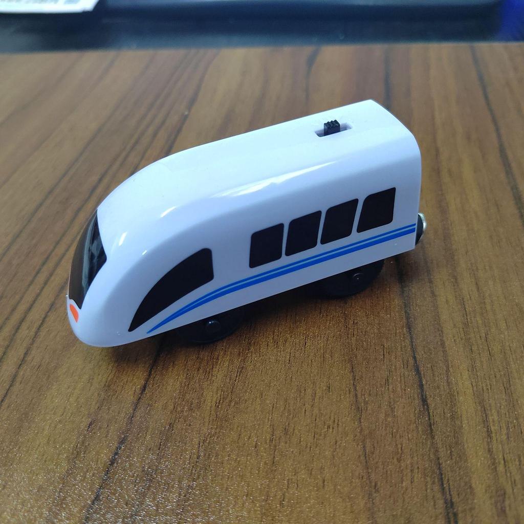 Magnetic Electric Train Engine Toy for Kids - Compatible with All Wooden Tracks