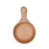 Natural Beech Wooden Medium Japanese Style Salad Bowl Korean Kimchi Soup Bowl with Handle