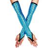 European & American Fashion Fish Scale Fingerless Arm Sleeves for Cosplay & Carnival
