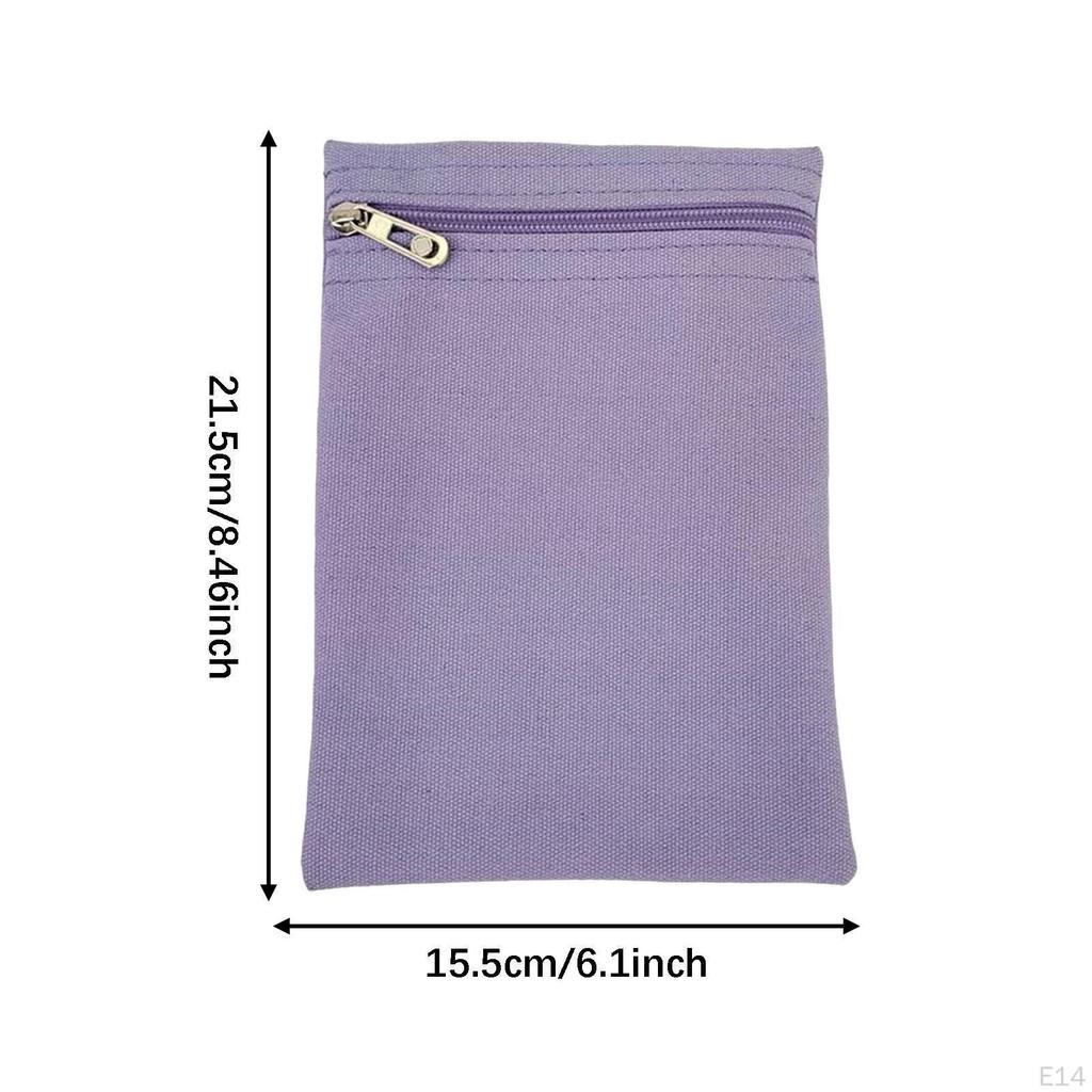 2 Pieces Sew in Pocket with Zipper,Travel,Security for Jackets Coats Sweatshirts Practical