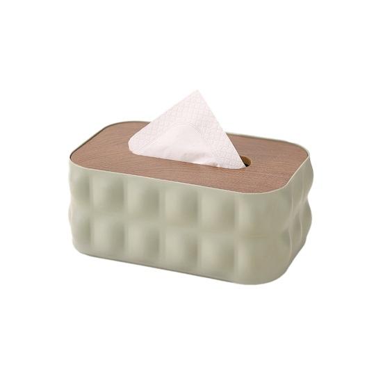 Taschentuchbox mit staubdichter, wasserdichter Abdeckung Moderner Stil Taschentuchbehälter für Zuhause, Büro, Badezimmer