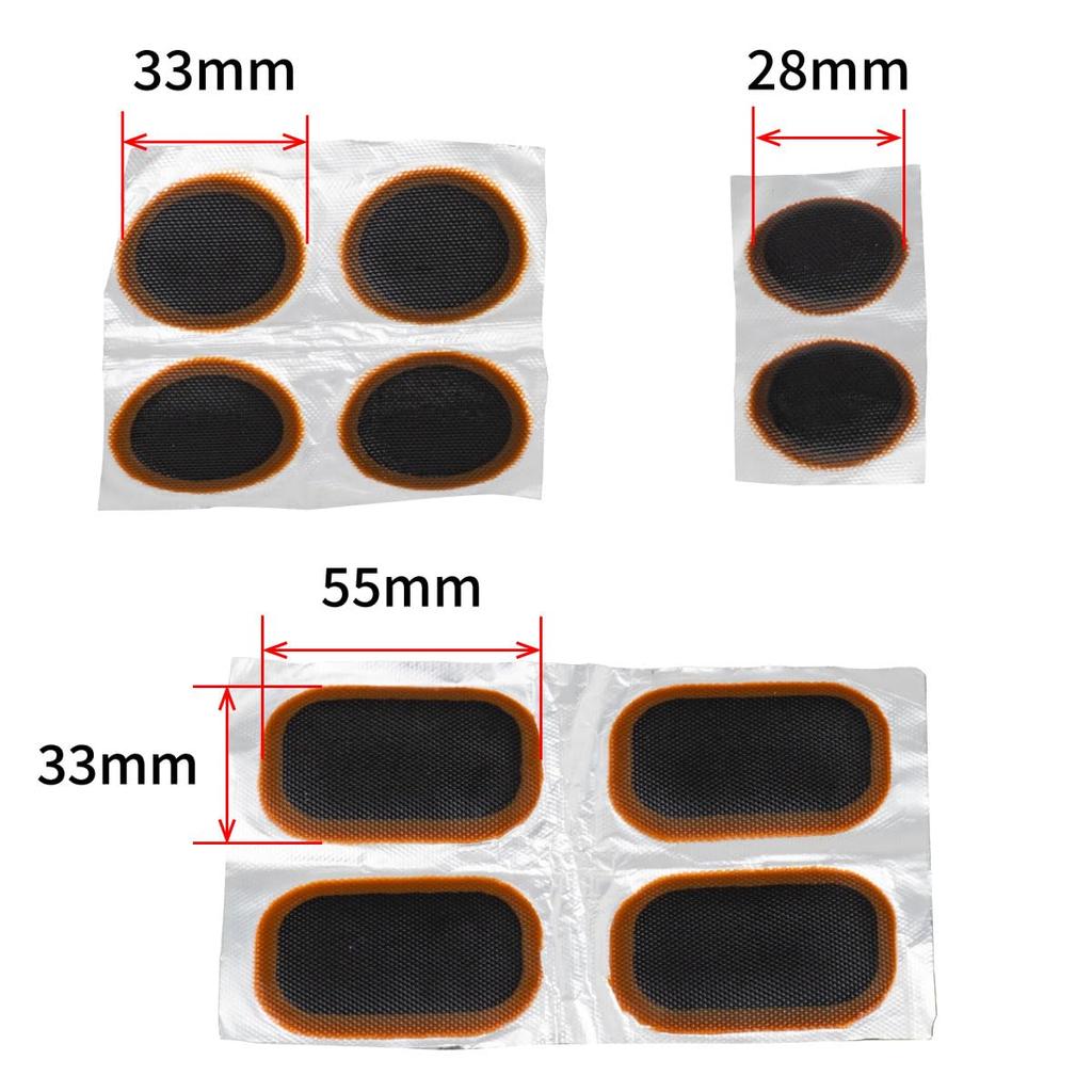 DRC Cold Patch, 8 Pieces, File/Adhesive/Storage Case Included, Puncture Repair