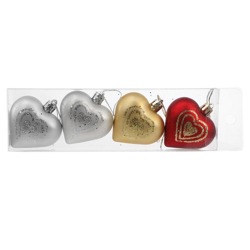 Hand-Painted Flat Candy Christmas Tree Ornament Set