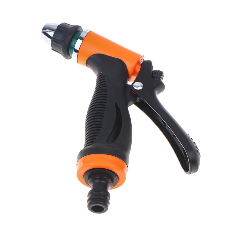 High Pressure Water Spray Gun Adjustable Pattern Rust Resistant for Car Washing Outdoor Garden Lawn Watering