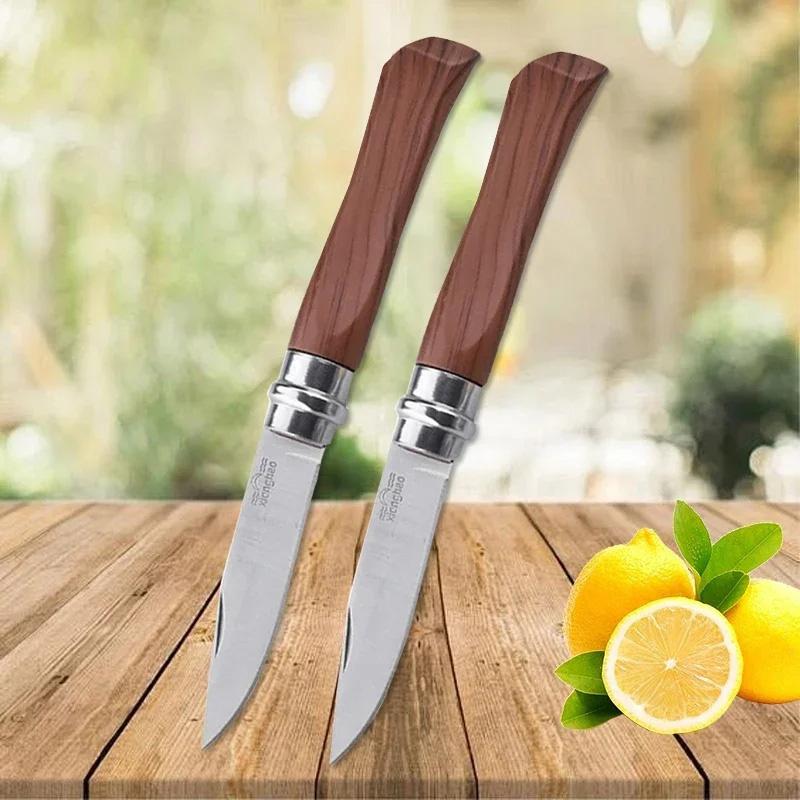 WXCOO Kitchen Slicing Knife Portable Folding Pocket Knives Utility Meat Cleaver Ultra Kitchen Accessories Fruit Cutting Tool