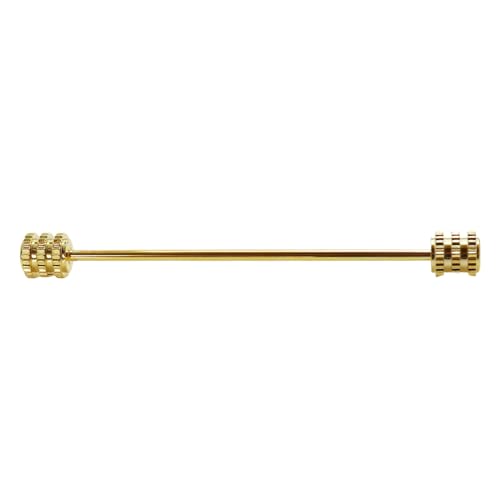 Gold Coil Color Bar Pinhole Pin Collar Pin collar010