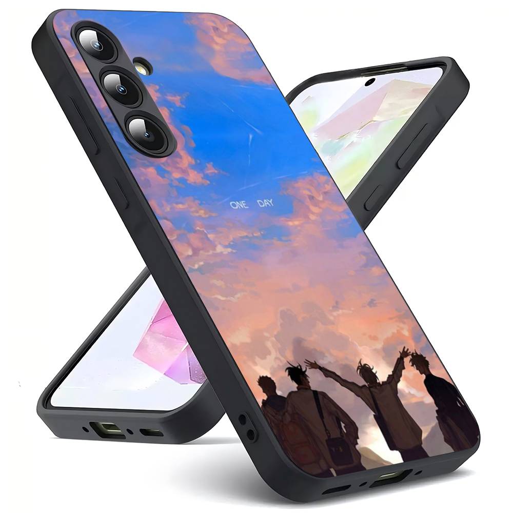 19 Days Luxury Luxury Black Phone Case For Samsung Galaxy S23 S24 S25 Ultra S22 Plus S21
