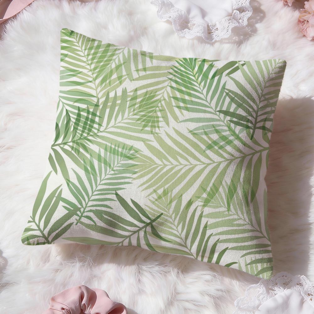 Leaf Cushion Cover Premium Comfort Reversible Pillow Cove Two In One Design for Any Room Car Interior