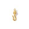 5 Pcs 304 Stainless Steel Tail Connection Hook Clasps 18k Gold Plated Fish Dragon Head For Diy Necklace Bracelet Charm Jewelry