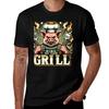 Pigs King Of The Grill Tshirt Casual Fashion Print Tee Top