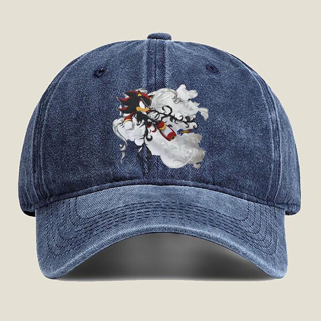 Shadow the Hedgehog Art Fashion Washed Baseball Cap Outdoor For Womens Unisex Female Beach Dad Hat Hip Hop