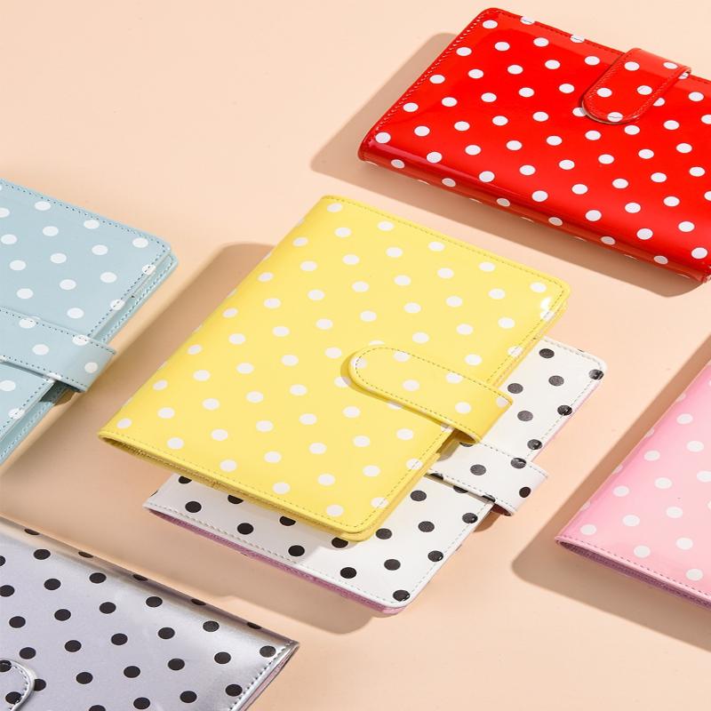 New A6 Pu Leather Notebook Binder Refillable 6 Ring Budget Binder For A6 Filler Paper, Loose Leaf Personal Planner Binder Cover