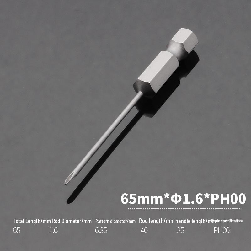 Magnetic Phillips Electric Screwdriver Bit Set (3/4/5/6mm) - S2 Steel Extension