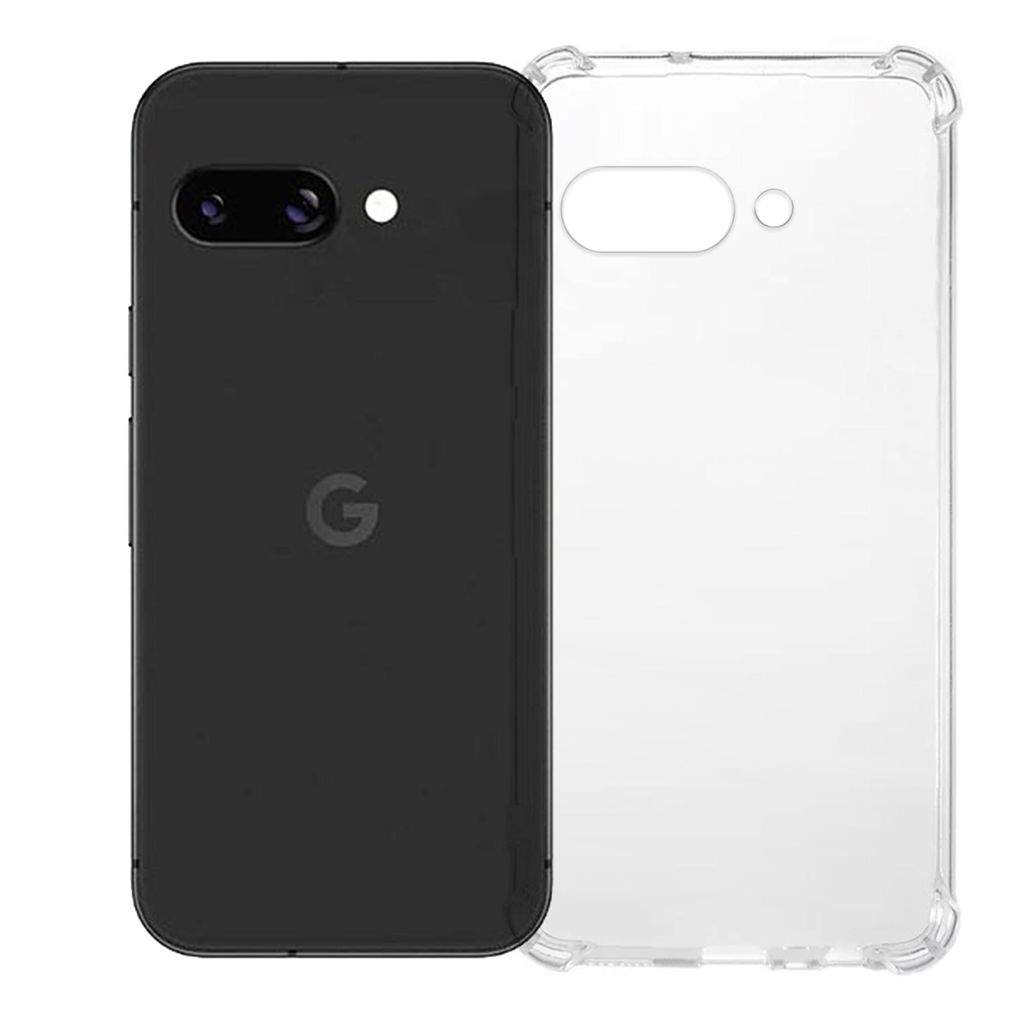 

For Google Pixel 9a Case KALEBOL 1.5mm TPU Transparent Anti-Drop Phone Cover A