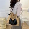 Chic Street Style Woven Tote Bag For Women 2023 Summer New Collection