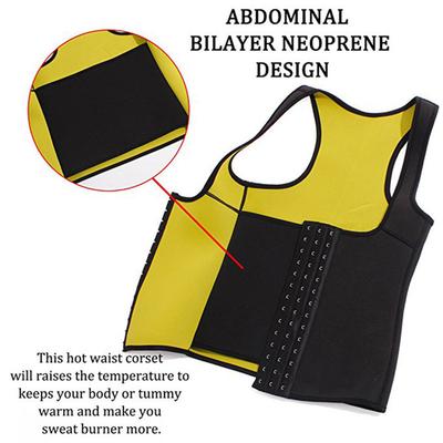 Neopren Sauna Weste Bauchweg Taillenformung Sturm Sweatshirt Enges Korsett Shapewear Korsett