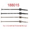 RC 2PC 122015 166015 188015 Metal Universal Dogbone CVD Drive Shaft For 1/10 HSP 94101 94102 94122 94155 94166 94177 94170 94188
