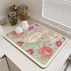 Diatomite Kitchen Mat Absorbent Sink Drain Mat Non Slip Washable Countertop Placemat Heat Insulation