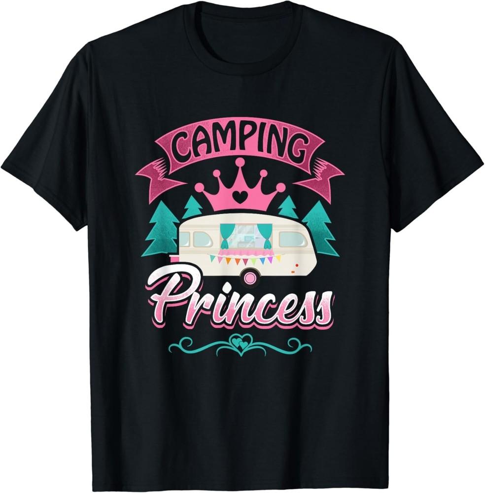 Camping Princess Cute Outdoor Camper Gift Unisex T-Shirt
