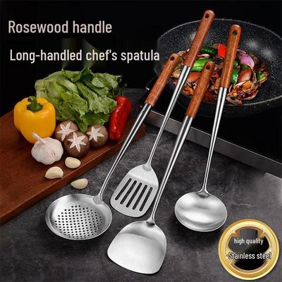 Baizi'en Küchenutensilien mit langem Griff aus 304 Edelstahl
