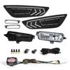 Für Ford Focus DRL Led Nebel Lampen Chrom Trim 2015 2016 2017 2018 Tagfahrlicht Dynamische Blinker Weiß Gelb Blau