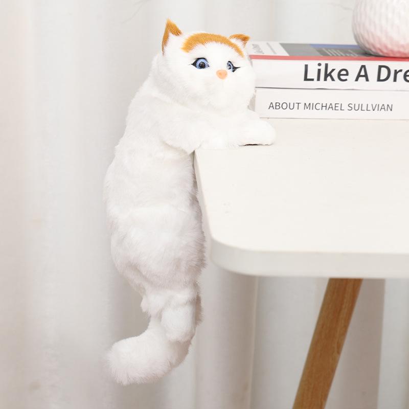 Creative Pet Cat Figurine: Home Decor & Children's Toy