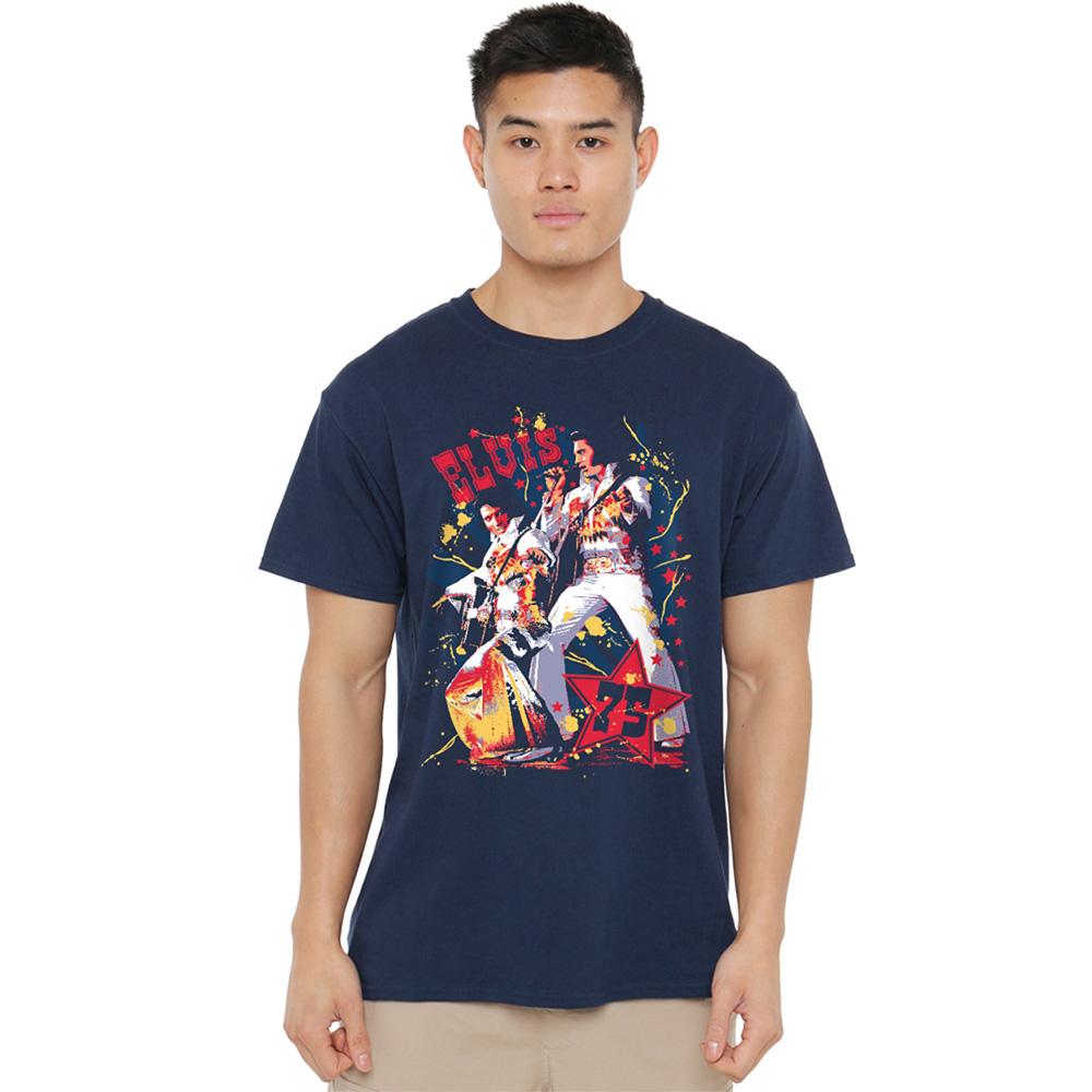 Elvis Presley Unisex Adult Eagle Elvis T-Shirt