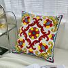 45x45cm Ethnic-Style Floral Embroidered Pillowcase Cojines Cotton Owel Embroidered Throw Cushion Cover Headboard Pillowcases