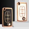 Fashion TPU Car Flip Key Case Cover Bag for Peugeot 107 207 307 308 407 607 3008 5008 Citroen Xsara Picasso C5 C6 C8 Accessories