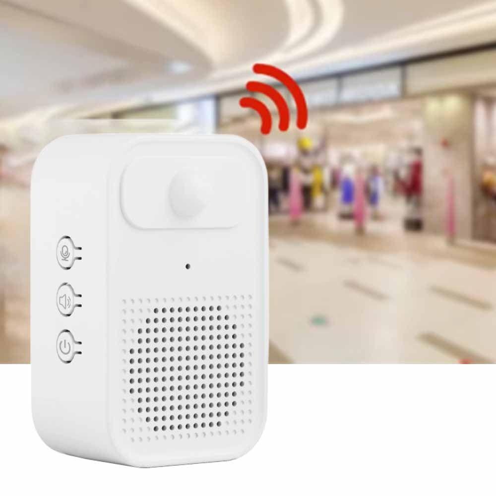 PIR Motion Detector Welcome Doorbell Infrared Sensor Door Bell Chime  Supermarket Security
