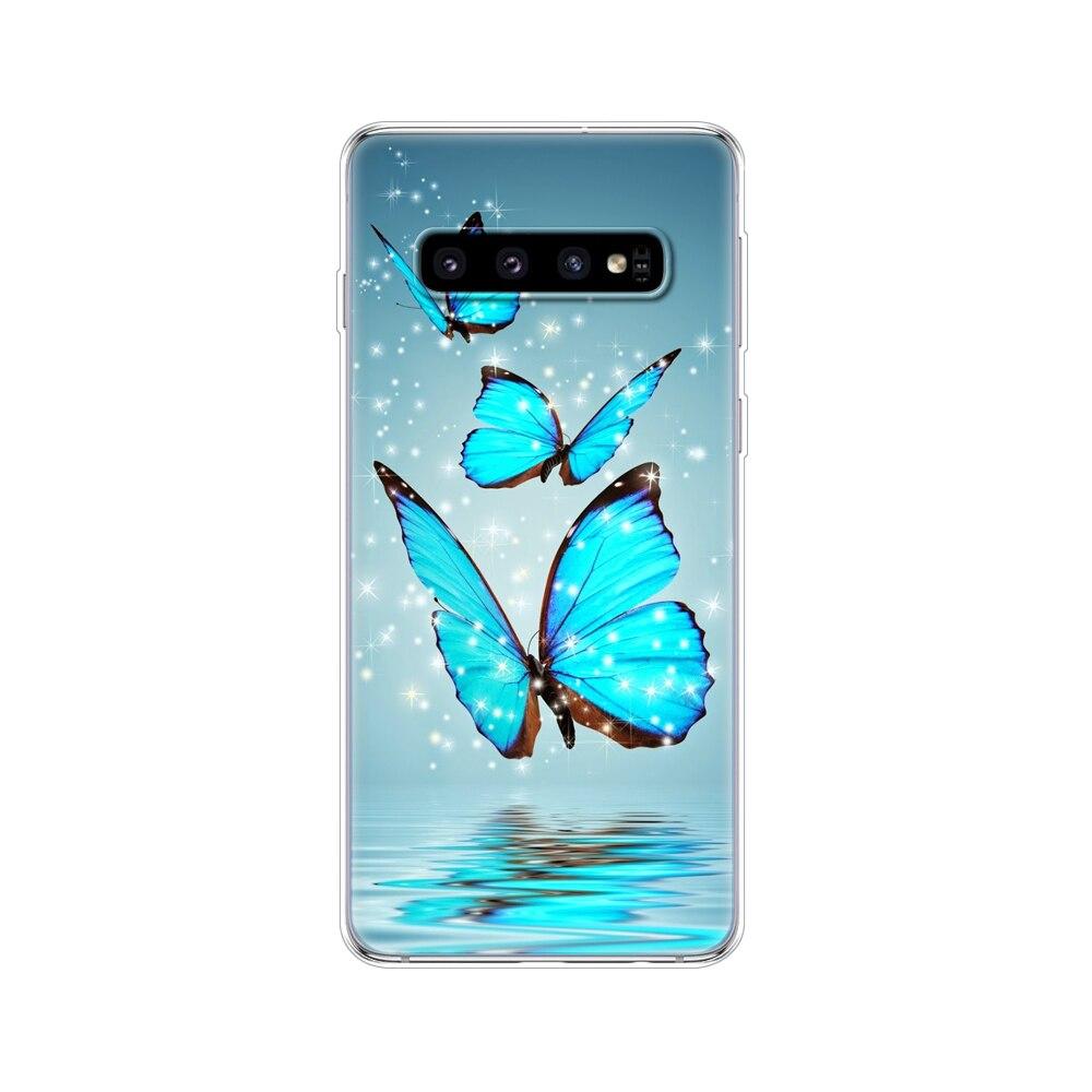 For Samsung Galaxy S10 Case S10Plus Silicone TPU Cover Phone S10 E Case On For Samsung S10 Plus G975F S 10 SM-G973F Transparent