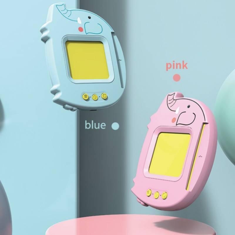 Interactive Educational Elephant Storytelling Machine With 112 Multilingual Flashcards And Rechargeable Battery For Early Childhood Learning