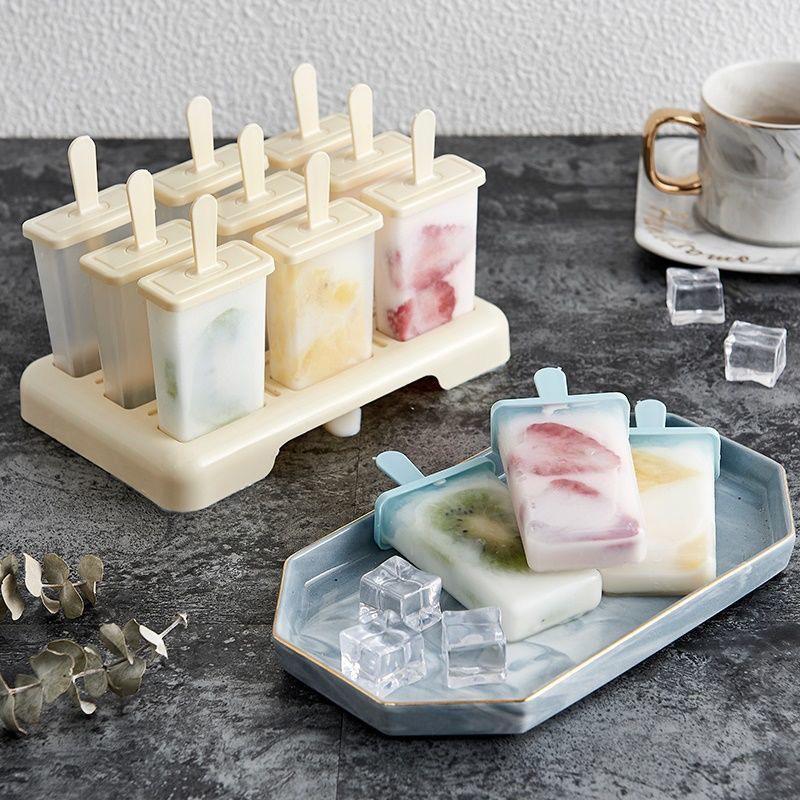 Flexible Silikon-Eis am Stiel-Formen, leicht zu lösen, BPA-frei, wiederverwendbar, Eisbereiter für die Heimküche, DIY-Snack