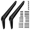 ABS Television Stand Legs Replacement For 28 65 Inch Televisions No Tools Required Secure Mounting System Universal Compatibility