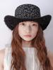 Poejidam Leopard Fedora In Black Fringe