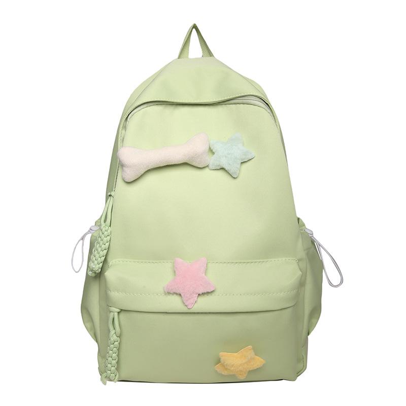 

Маленький рюкзак для девочки в лесной тематике, Свежий, милый и нежный, Школьный рюкзак в японском стиле для девочки, в Instagram, Симпатичный дорожный рюкзак для детских прогулок With pendant зелёный