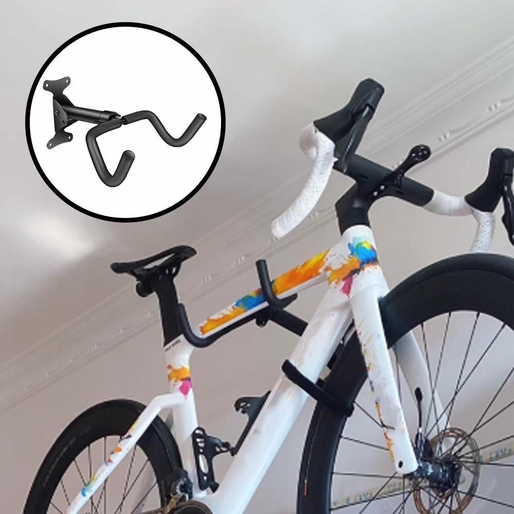 Foldable Design Beam Bicycle Frame Heavy Duty Storage Scalable Stretchable Bike Holder Aluminum Alloy 360 Degree Rotating Rack