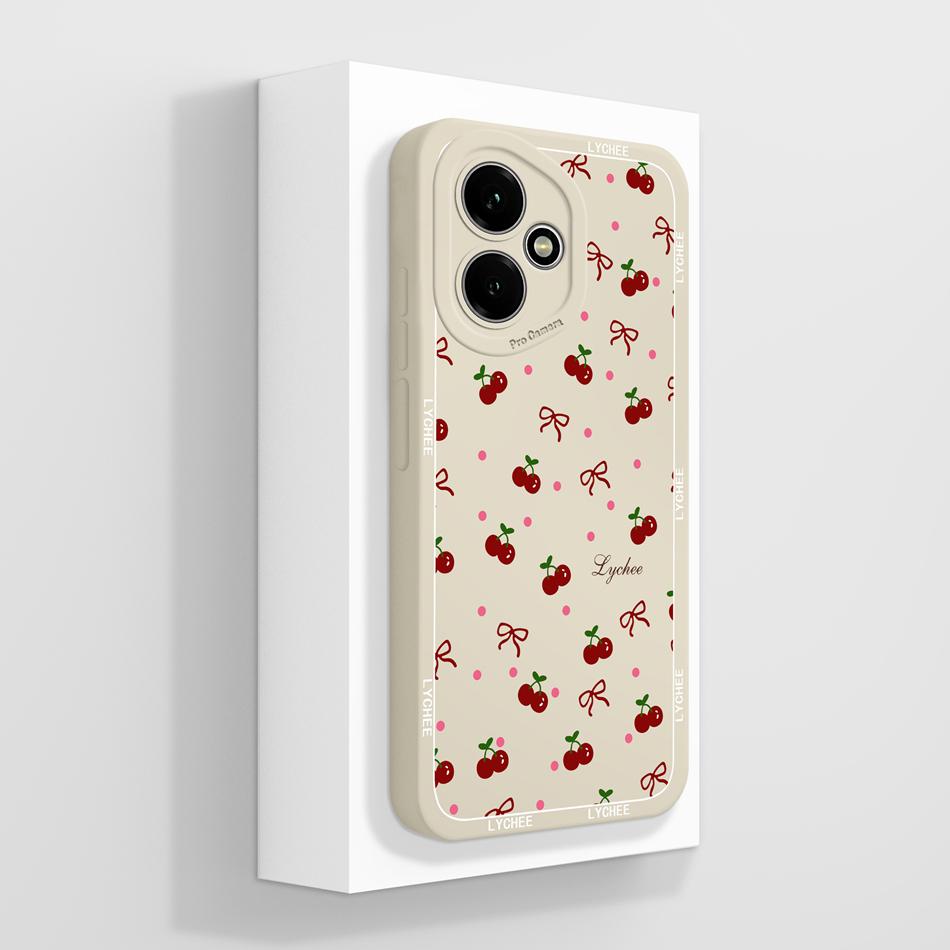 For Honor 400 Lite Case For Honor 400 Pro 5G Painted Flower Back Cover Full Protection Soft Funda Liquid Silicone Phone Housing