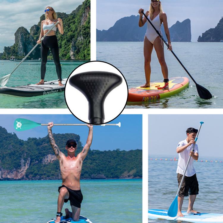 Cabo de Remo SUP Retrátil Antiderrapante com Punho em T para Caiaques e Iates