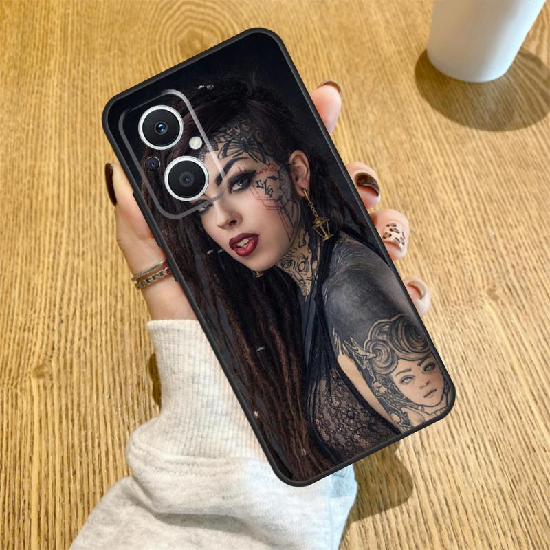 Sexy Ärmeltattoo Mädchen Hülle Für OPPO Reno 14 F 10 11 12 13 Pro 13F 12F 11F 7 8 Lite OPPO Find X6 X5 X8 X9 Pro Hülle