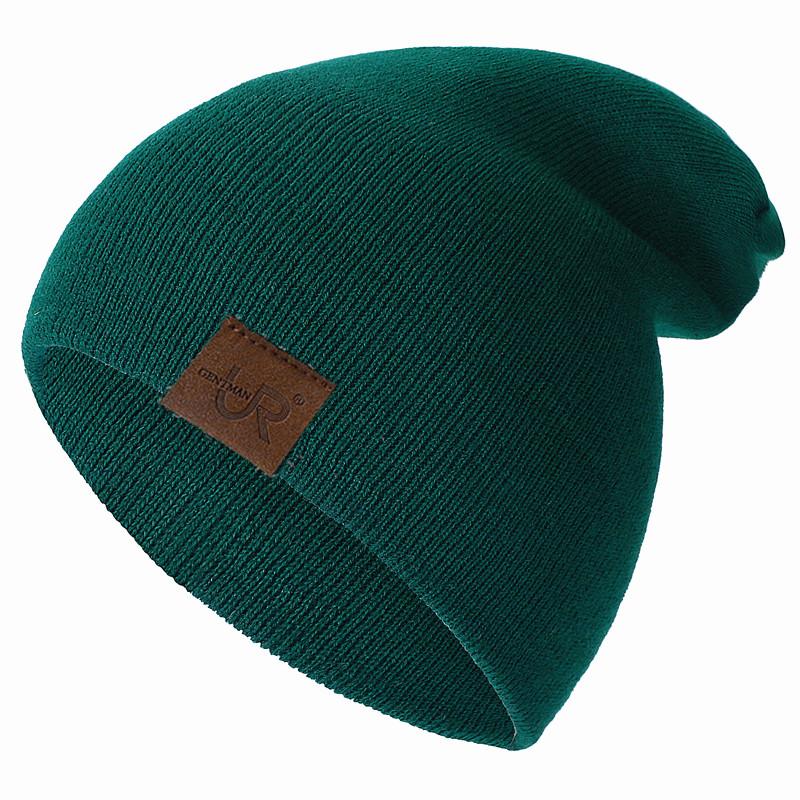 1 Pcs Unisex Beanie Hat Casual Beanie For Men & Women Warm Soft Knitted Hat Stylish Plain Daily Winter Hat